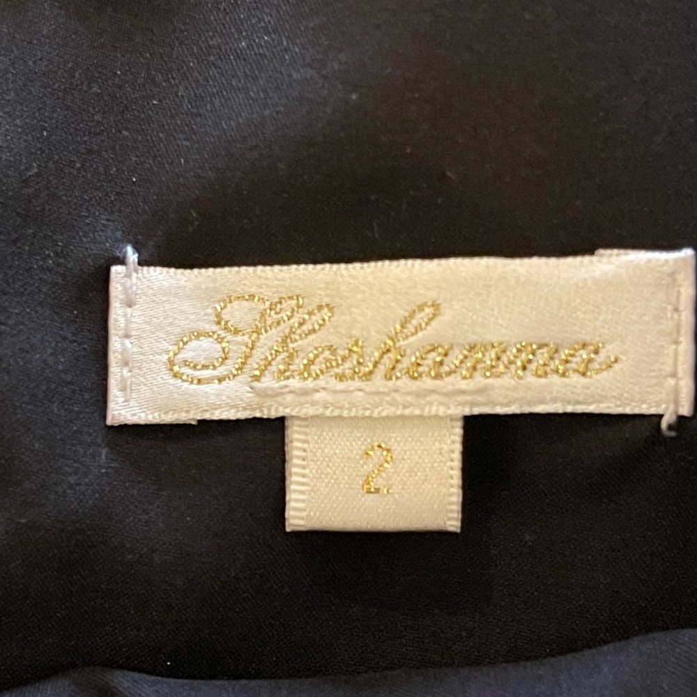 Black cocktail dress size 2 ny Shashana